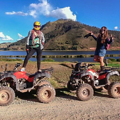 ATVs in Huaypo Lagoon – Maras – Salineras