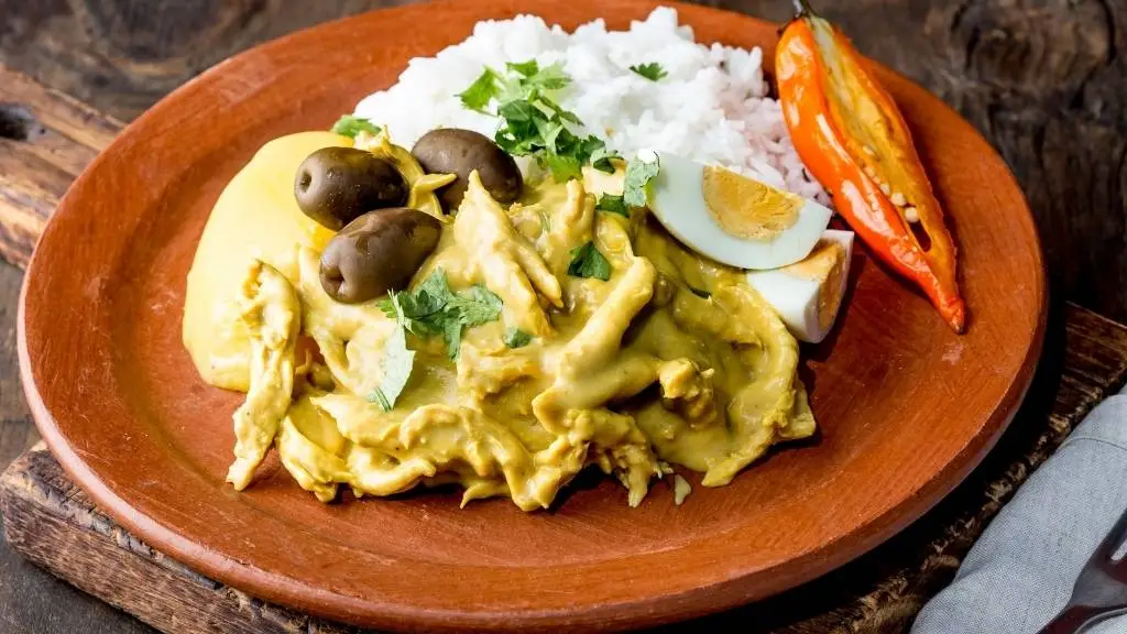Aji De Gallina Peruvian Dish