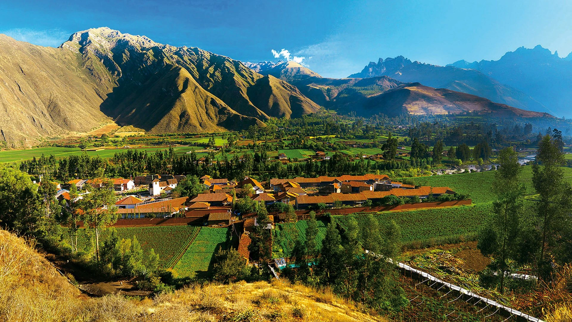 Aranwa Hotel Sacred Valley Aerial View