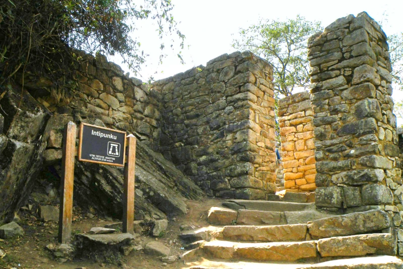 Intipunku Sun Gate Entrance Machu Picchu