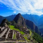 Machu Picchu Classic Viewpoint Sunny Day
