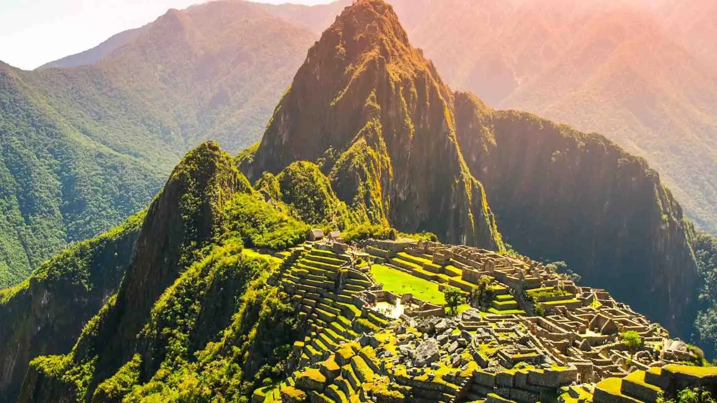 Machu Picchu Golden Hour Huayna Picchu