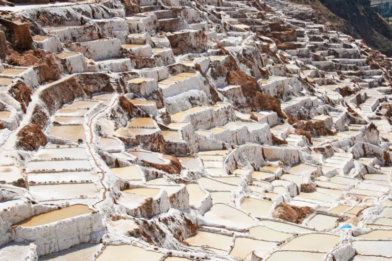 Maras Salt Mines Close Up Pools