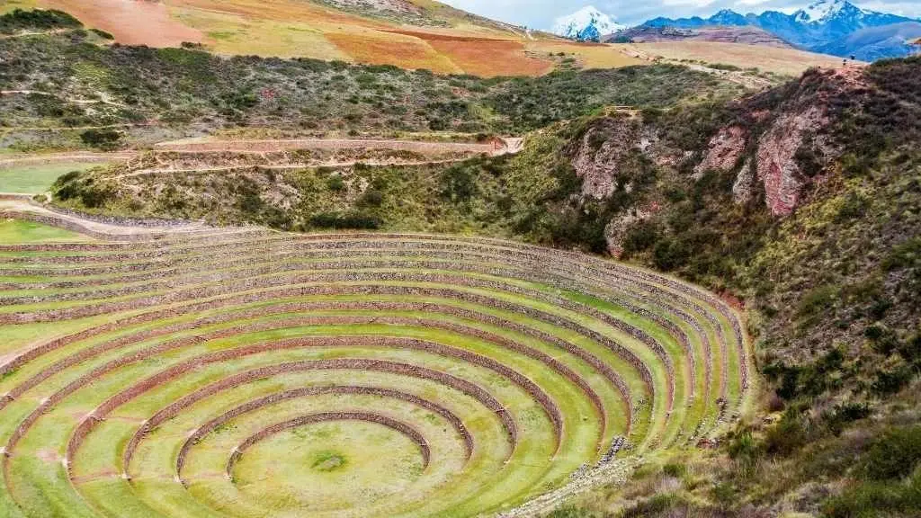 Moray Circular Terraces Aerial View 2