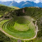 Moray Circular Terraces Green Panorama