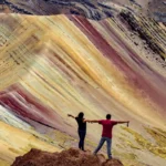 Palccoyo Rainbow Mountain Couple View