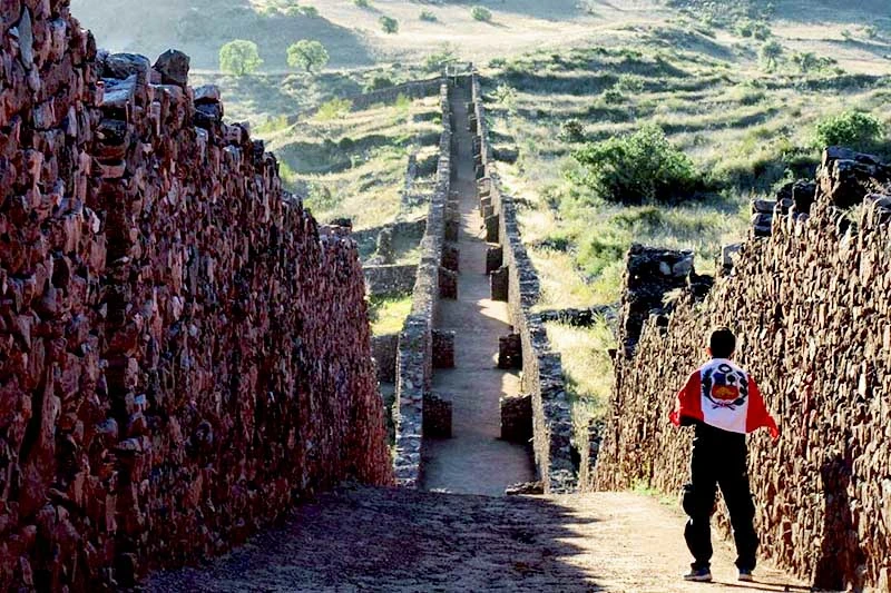 Piquillacta Archaeological Site Stone Corridor
