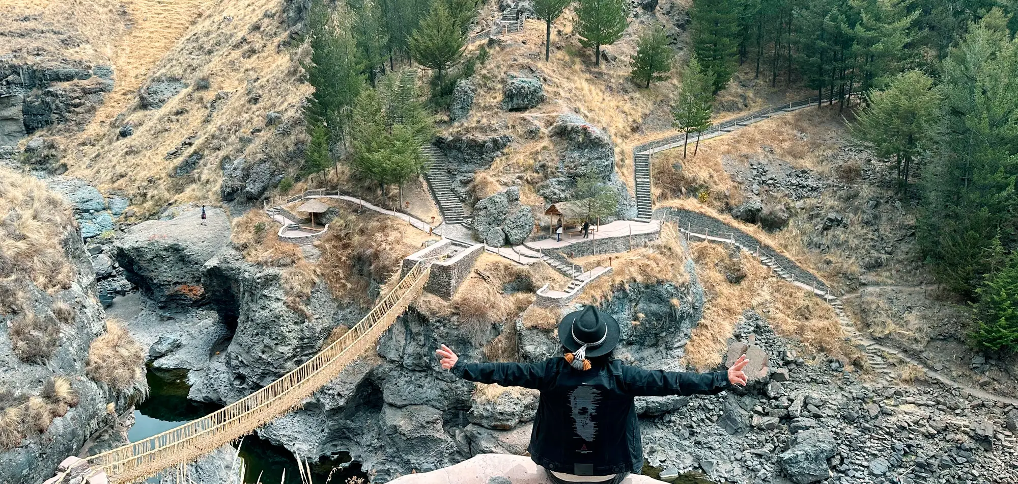 Queswachaka Inca Rope Bridge Overlook