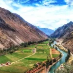 Urubamba River Valley Aerial Fields