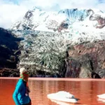 Ausangate Red Lagoon Glacier