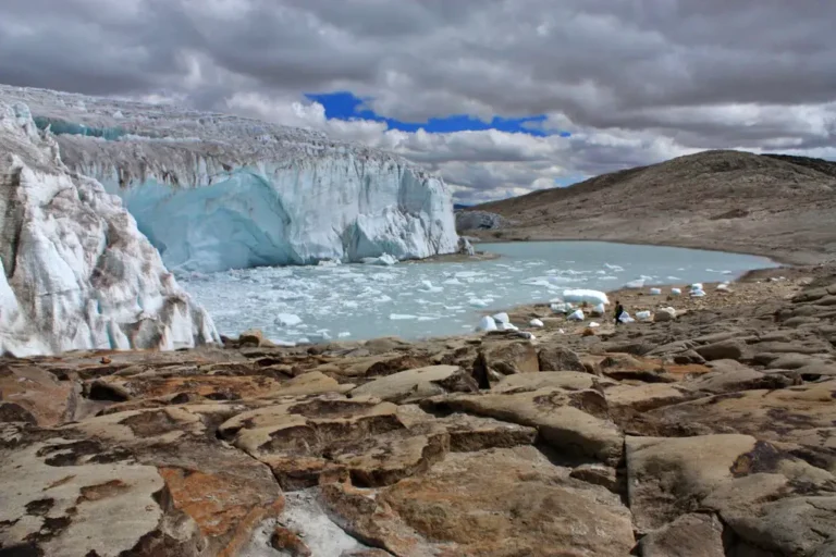 Quelccaya Glacier Ice Cap Lagoon