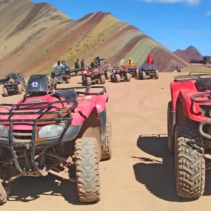 Rainbow Mountain by ATV