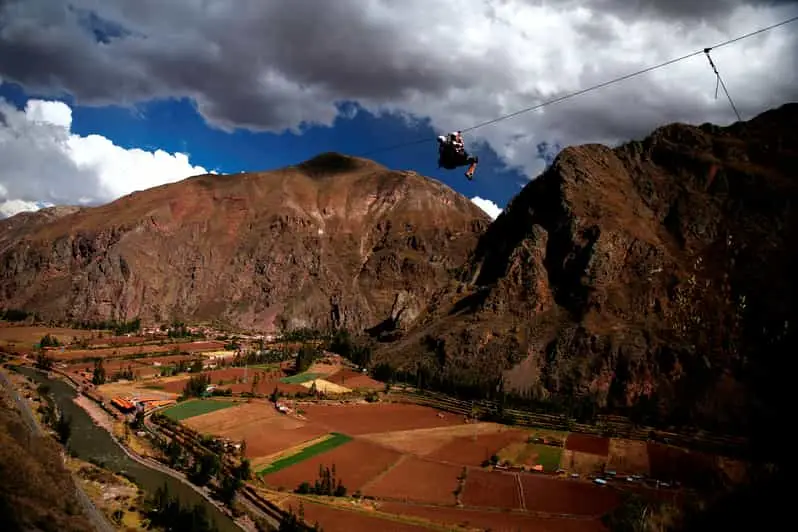 Sacred Valley Zipline Flying